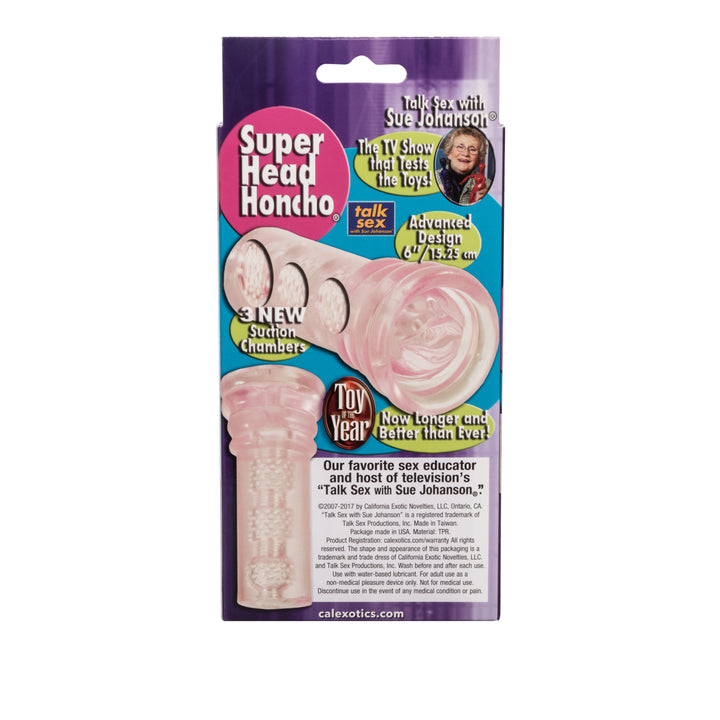 Sue Johanson® Super Head Honcho® CALIFORNIA EXOTIC