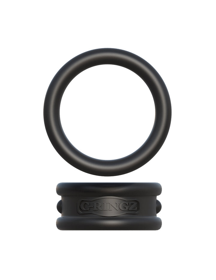 MAX WIDTH SILICONE RINGS - BLACK