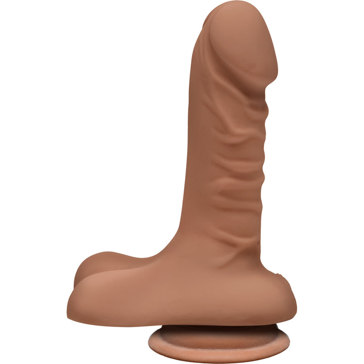 6" COCK W/ BALLS - CARAMEL