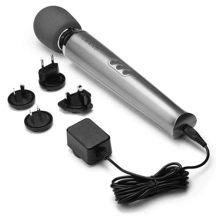 RECHARGEABLE MASSAGER - GREY