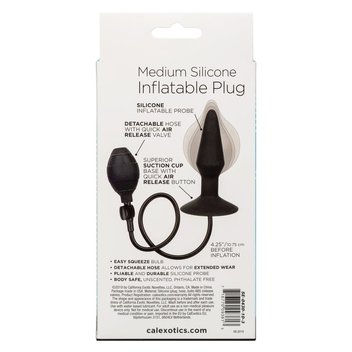 SILICONE INFLATABLE PLUG - MEDIUM