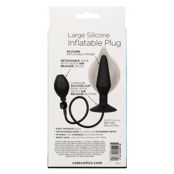 SILICONE INFLATABLE PLUG - LARGE