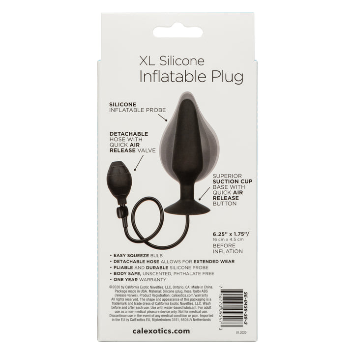 SILICONE INFLATABLE PLUG - XL