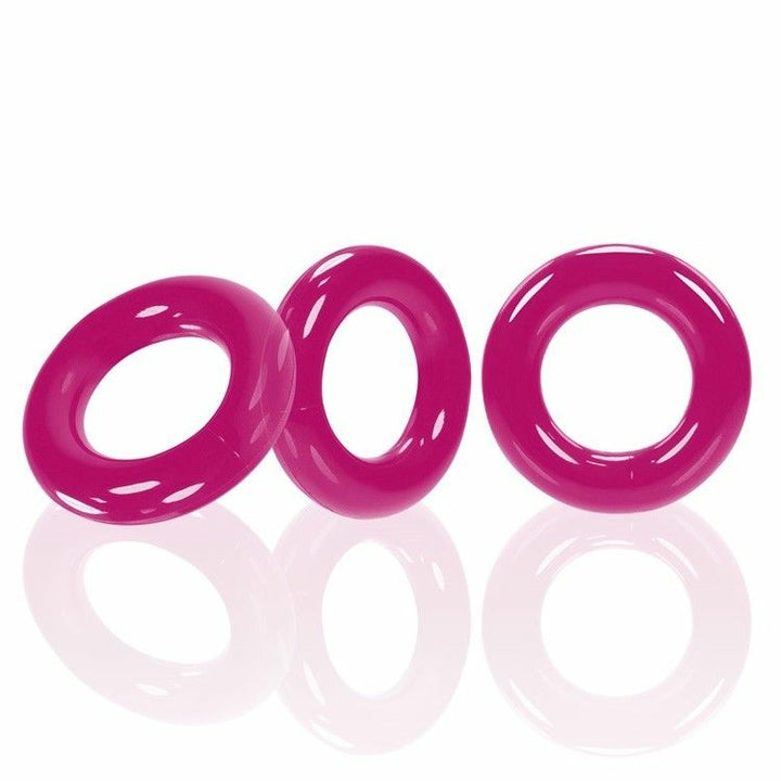 Oxballs Willy Rings 3Pk - Hot Pink BLUE OX DESIGNS, LLC.