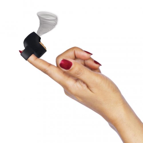 MINI SILICONE CLIT STIMULATOR - BLACK