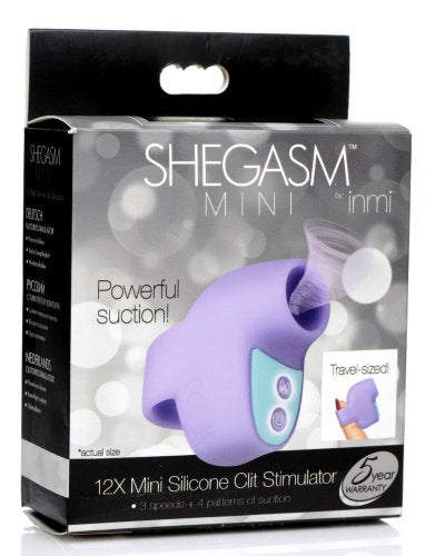 MINI SILICONE CLIT STIMULATOR - PURPLE