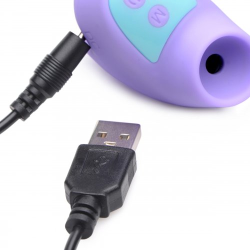 MINI SILICONE CLIT STIMULATOR - PURPLE