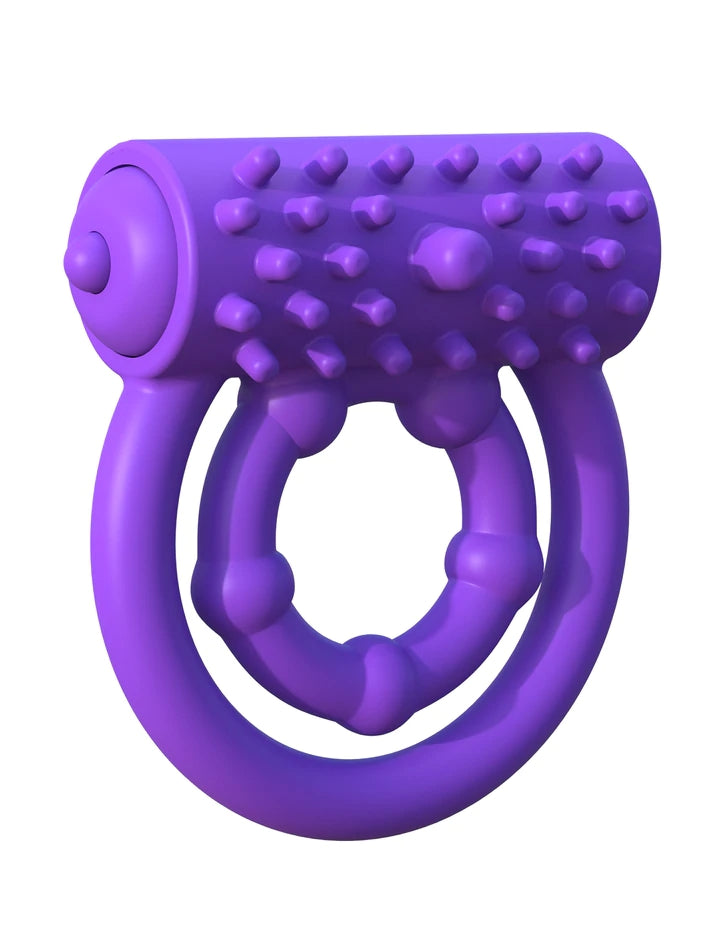 VIBRATING PROLONG PERFORMANCE RING - PURPLE