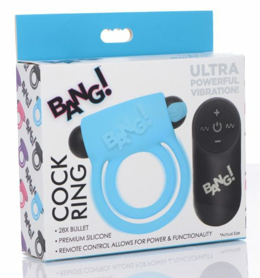 COCK RING W/ R/C - BLUE