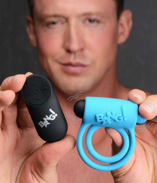 COCK RING W/ R/C - BLUE