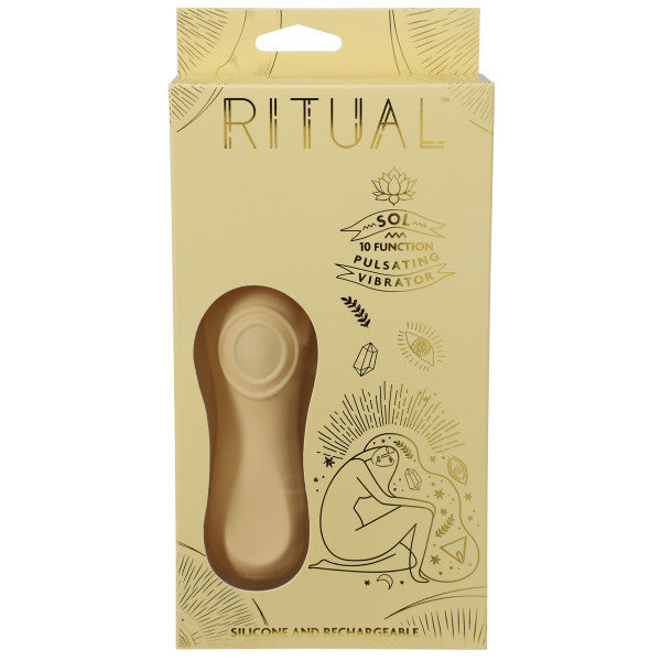 SOL - RECHARGEABLE SILICONE PULSATING VIBE