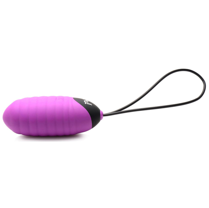 RIBBED SILICONE EGG - PURPLE