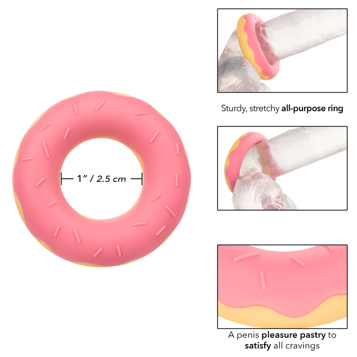 Naughty Bits Dickin' Donuts Silicone Donut Cock Ring CALIFORNIA EXOTIC