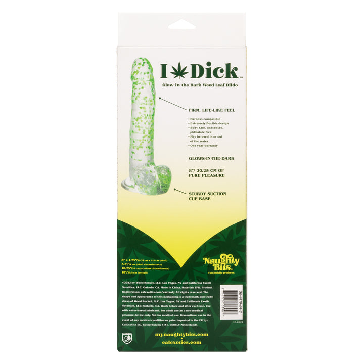 I LEAF DICK GID WEED LEAF DILDO