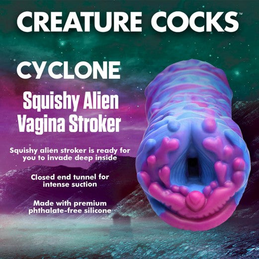 CYCLONE SQUISHY ALIEN VAGINA STROKER