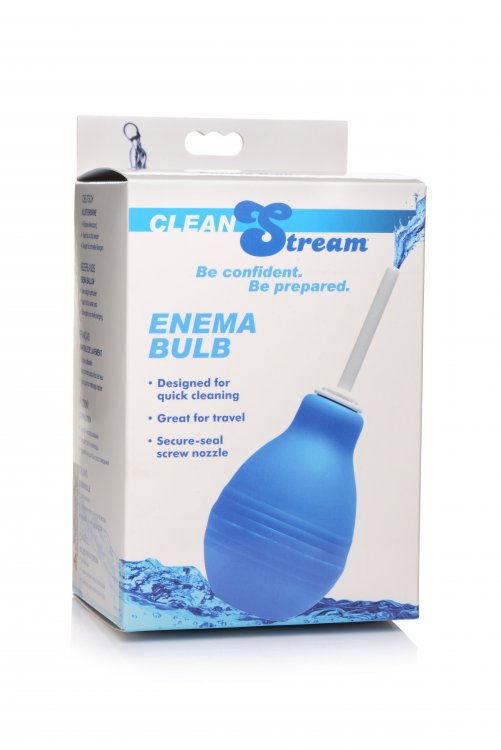 BULB - ANAL CLEAN ENEMA - BLUE