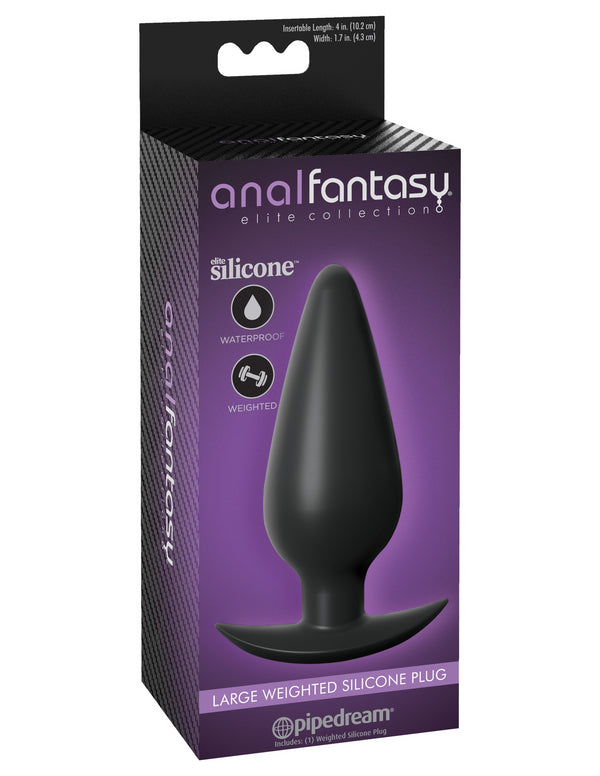 Anal Fantasy Elite Weighted Silicone Plug PIPEDREAM PRODUCTS, INC