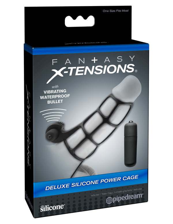 DELUXE SILICONEPOWER CAGE - BLACK