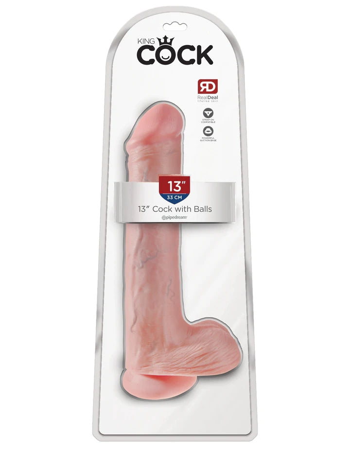 13" COCK W/ BALLS - LIGHT