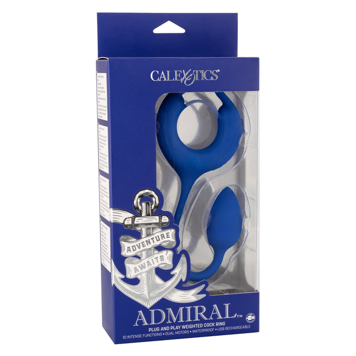 Admiral Plug And Play Weighted Cock Ring CALIFORNIA EXOTIC