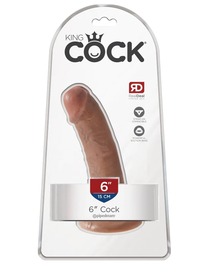 6" COCK - TAN